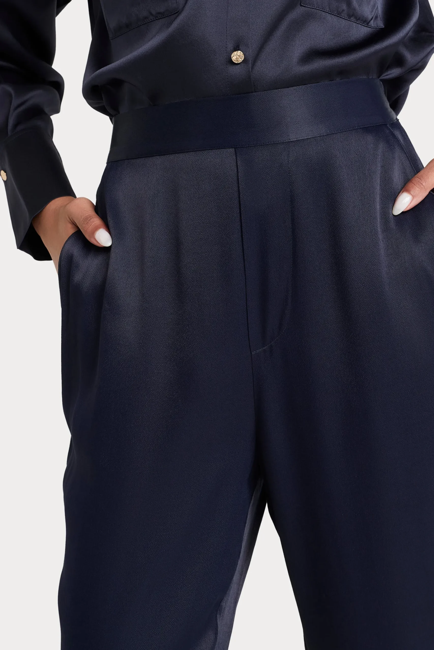 Pants-HUSK BIANCA PANT - Navy