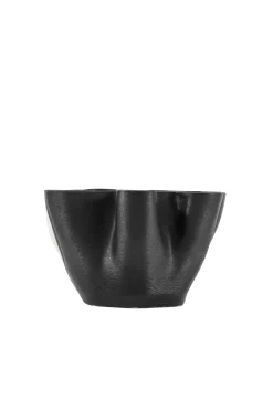 Vases & Planters-HUSK Boheme Bowl - Ebony
