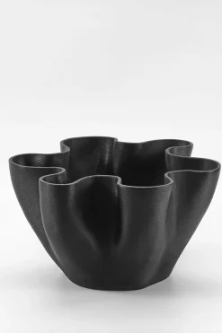 Vases & Planters-HUSK Boheme Bowl - Ebony