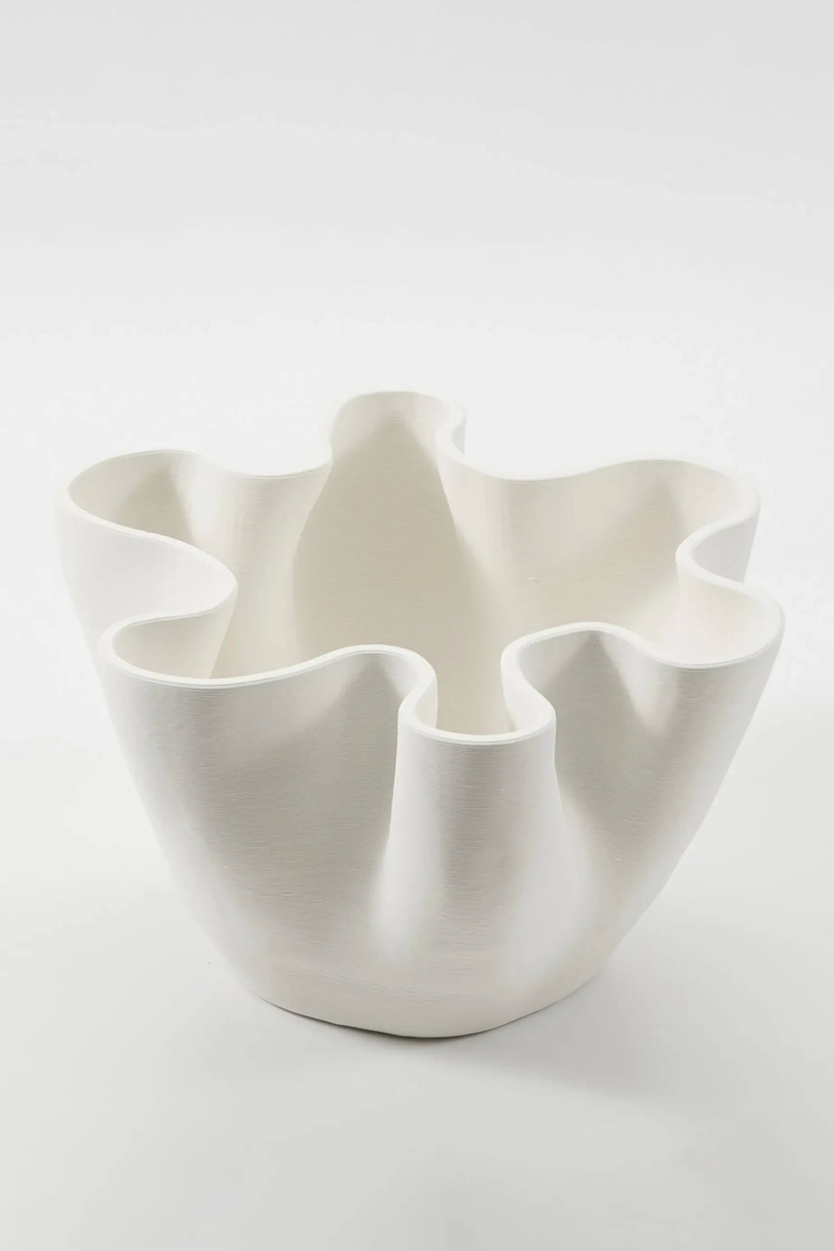 Vases & Planters-HUSK BOHEME BOWL - Ivory