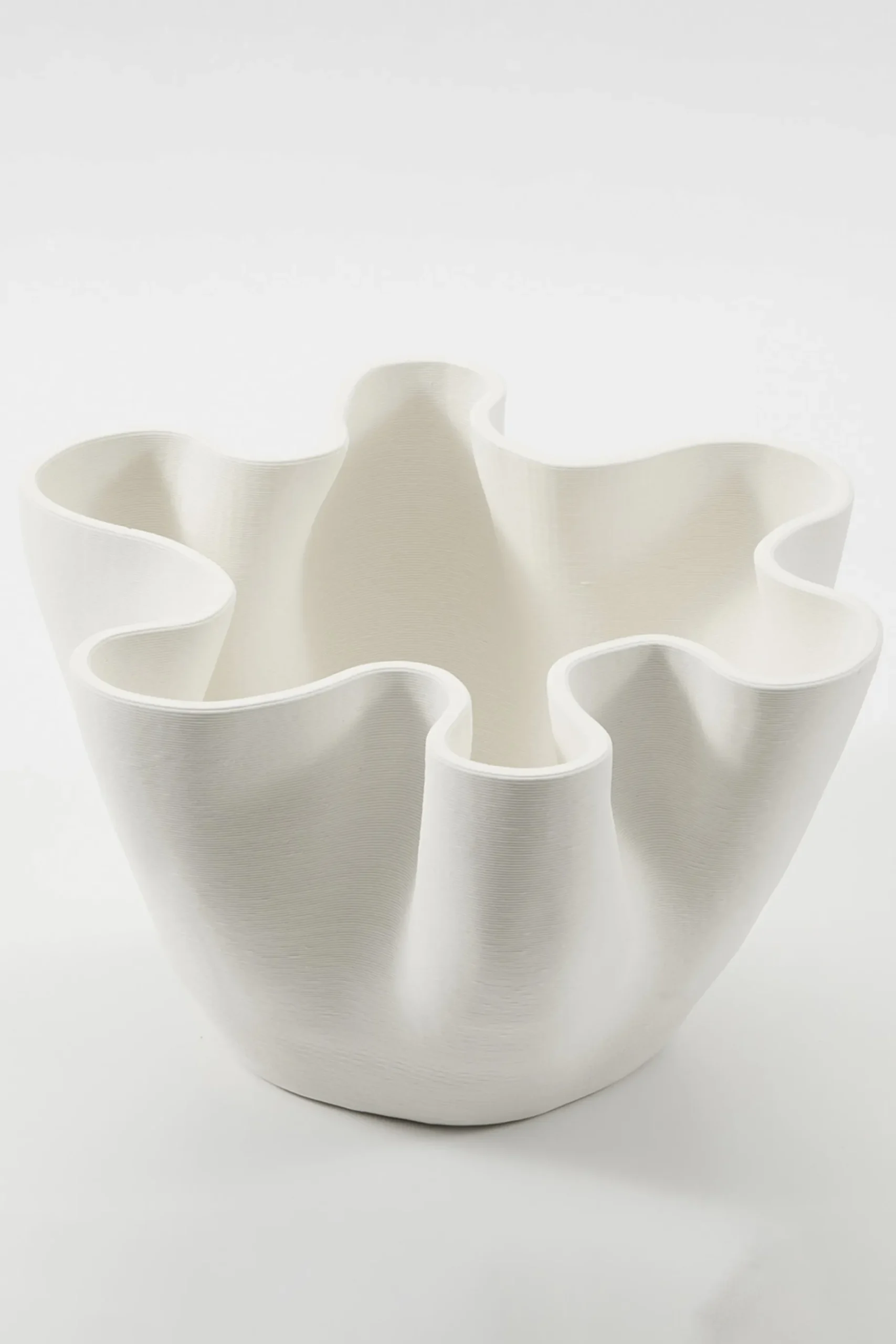 Vases & Planters-HUSK BOHEME BOWL - Ivory