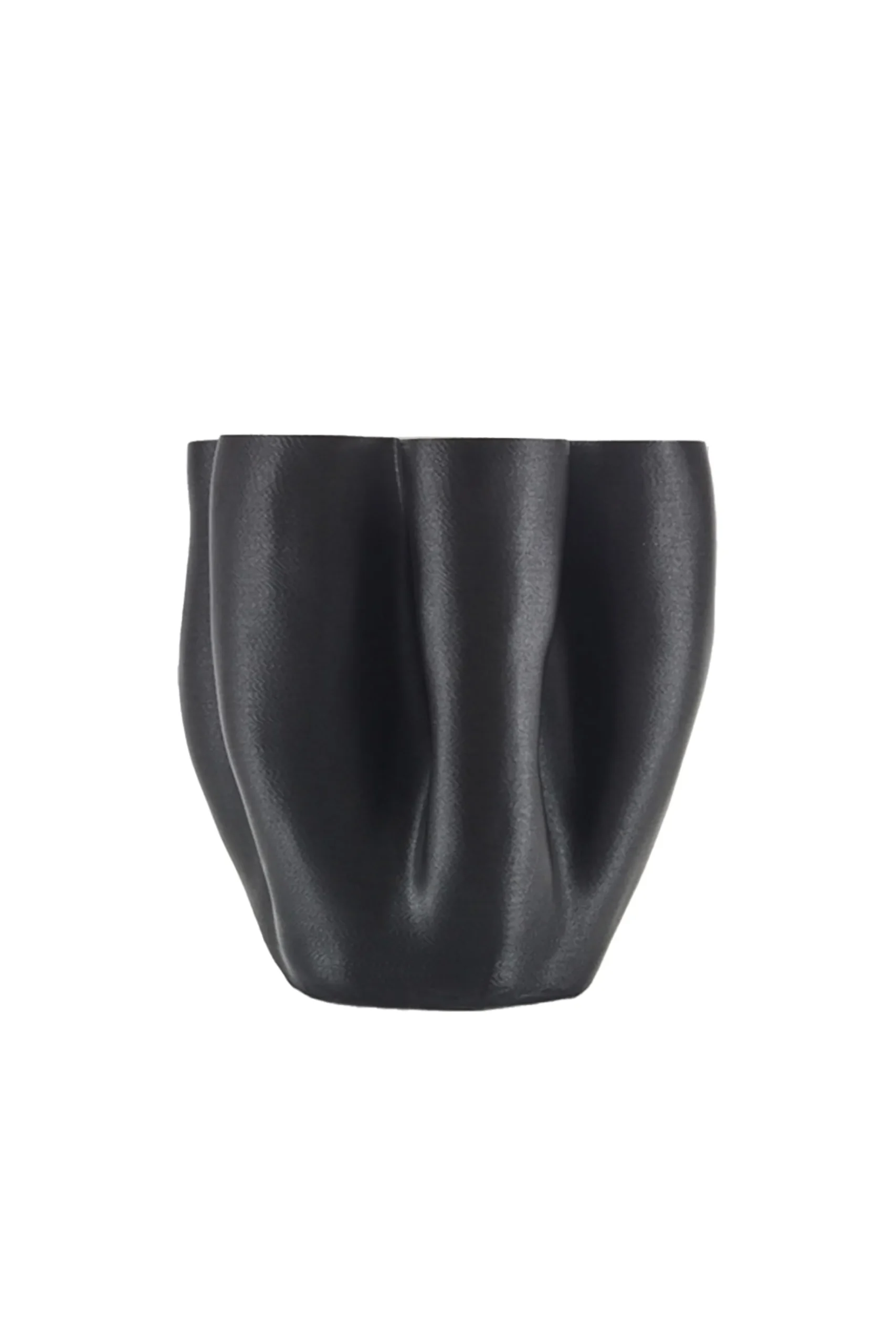 Vases & Planters-HUSK Boheme Vase - Ebony