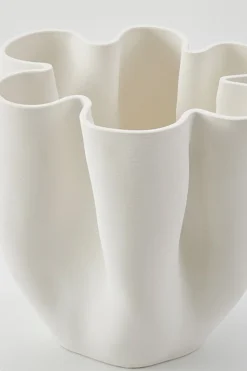 Vases & Planters-HUSK Boheme Vase - Ivory