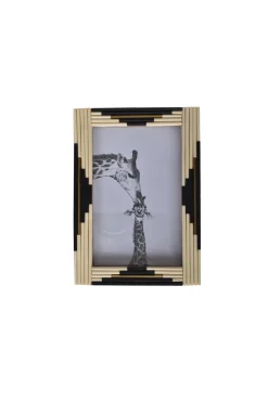 Frames-HUSK Brass Frame - Ivory Blk IvoryBlk