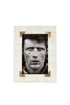 Frames-HUSK Brass Frame - White