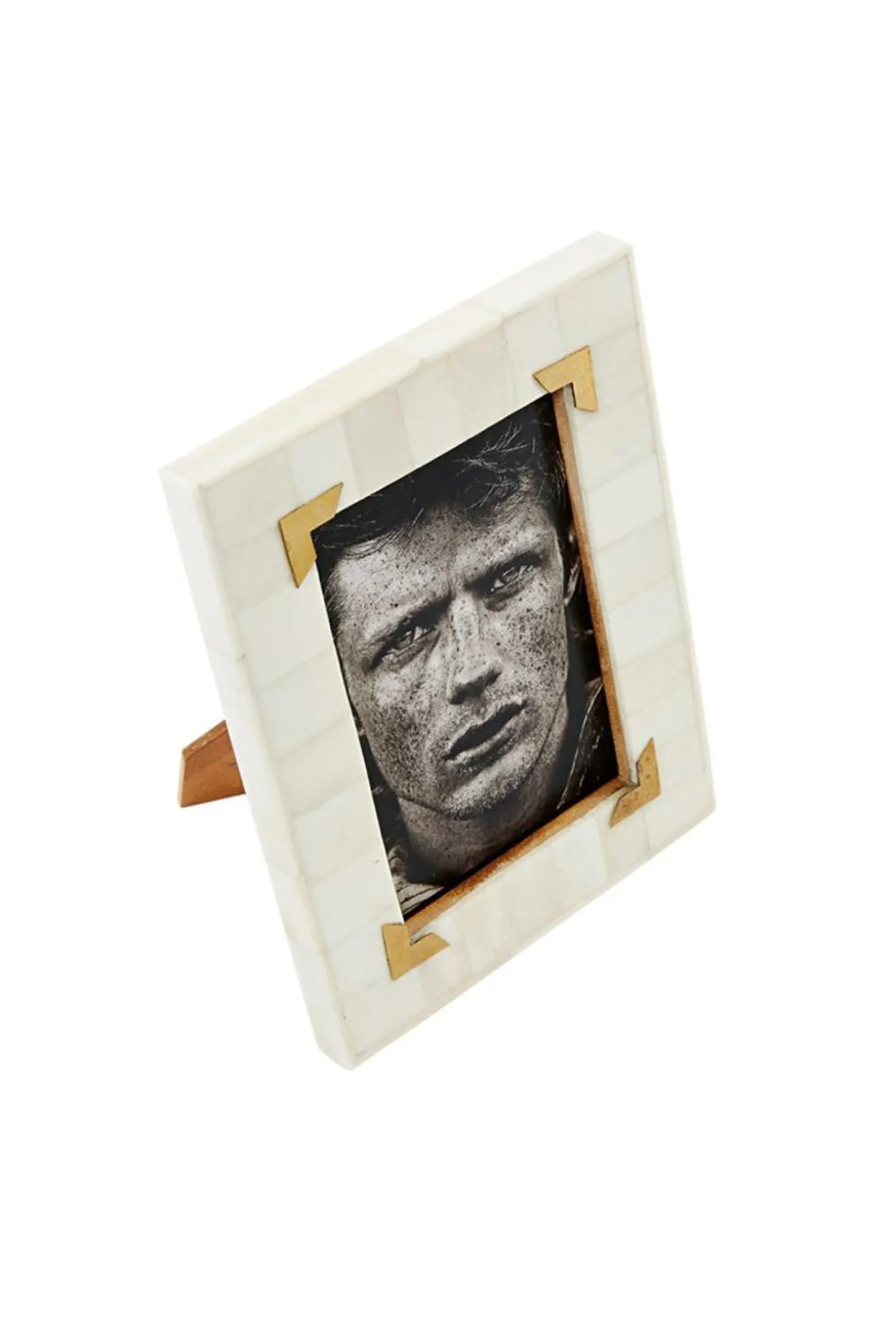 Frames-HUSK Brass Frame - White
