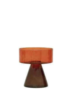 Candle Holders-HUSK Candle Holder - Orange