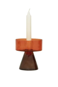 Candle Holders-HUSK Candle Holder - Orange