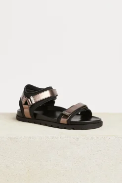 Shoes-HUSK CARNIVAL SLIDE - Pewter