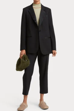 Jackets & Coats-HUSK CECILIA BLAZER - Black