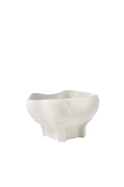 Vases & Planters-HUSK Conch Bowl - Ivory