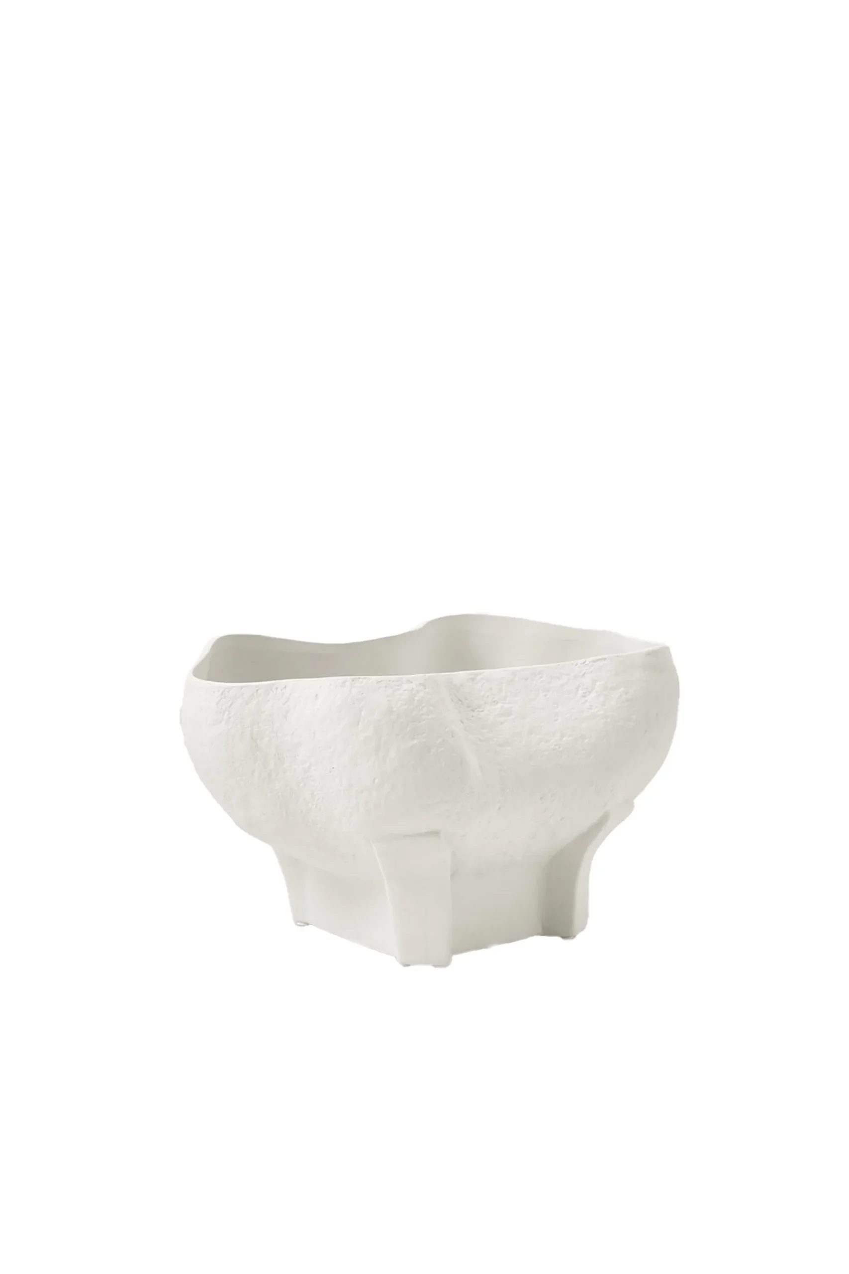 Vases & Planters-HUSK Conch Bowl - Ivory