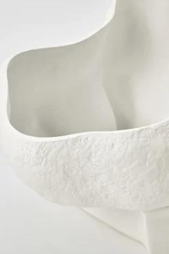 Vases & Planters-HUSK Conch Bowl - Ivory