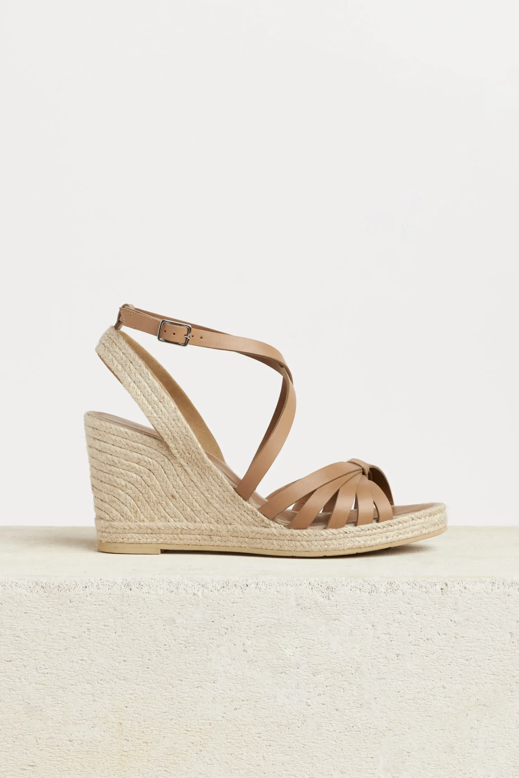 Shoes-HUSK DAHLIA ESPADRIL - Nutmeg