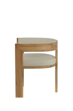 Furniture, Lighting & Mirrors-HUSK Dining Chair - Beige