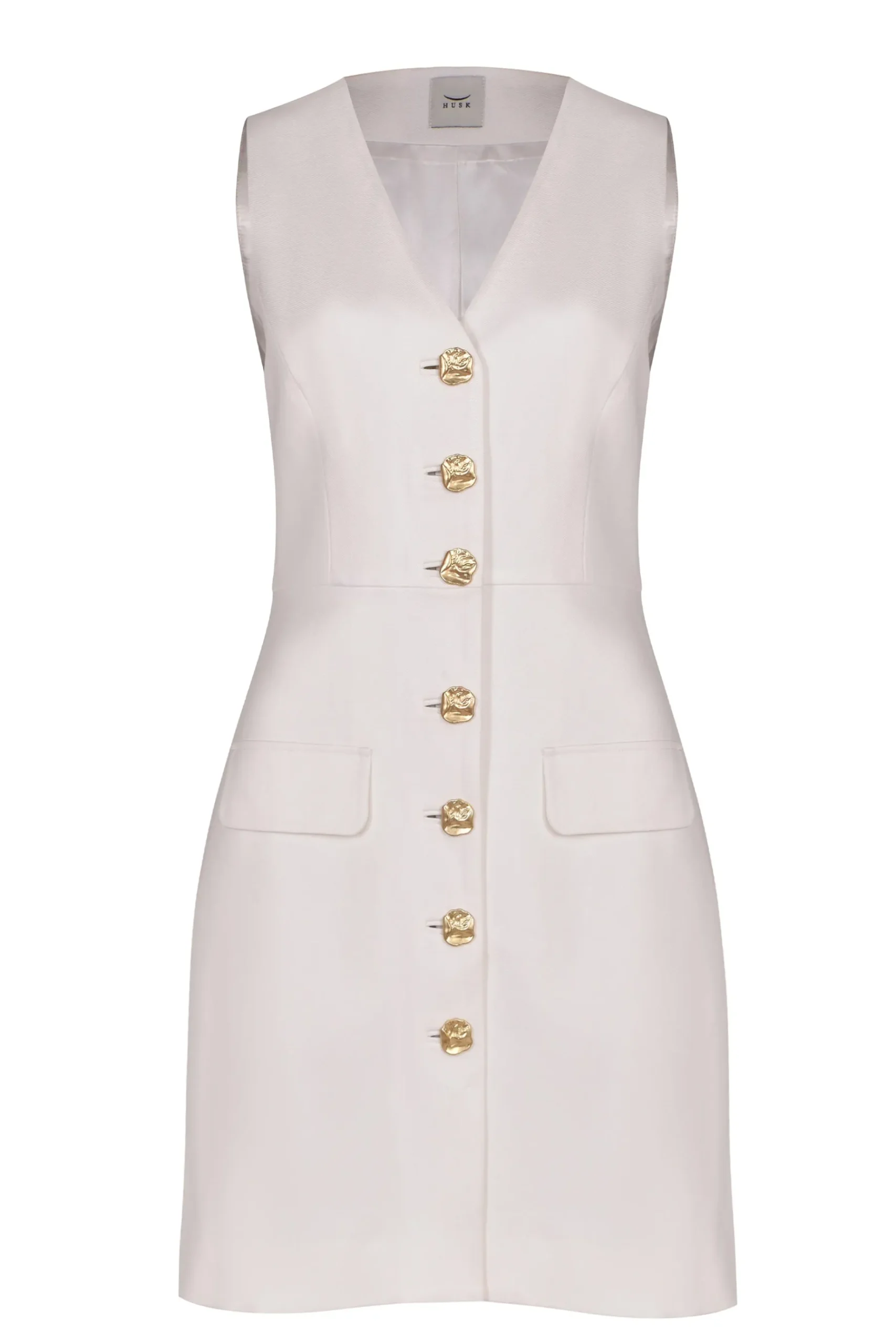 Dresses-HUSK Eden dress - White