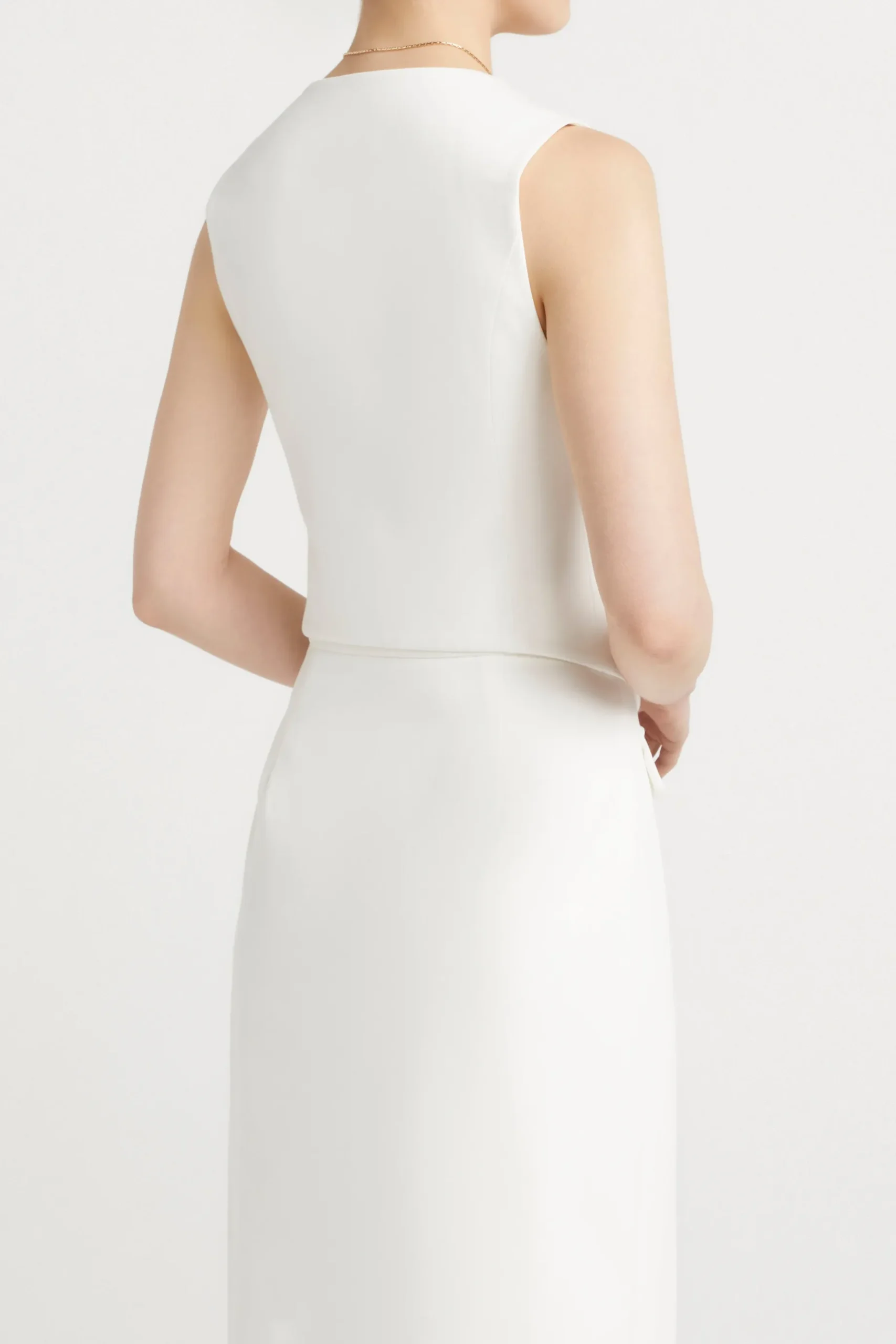 Jackets & Coats-HUSK Eden top - White