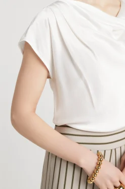 Tops-HUSK Emilie top - Oyster