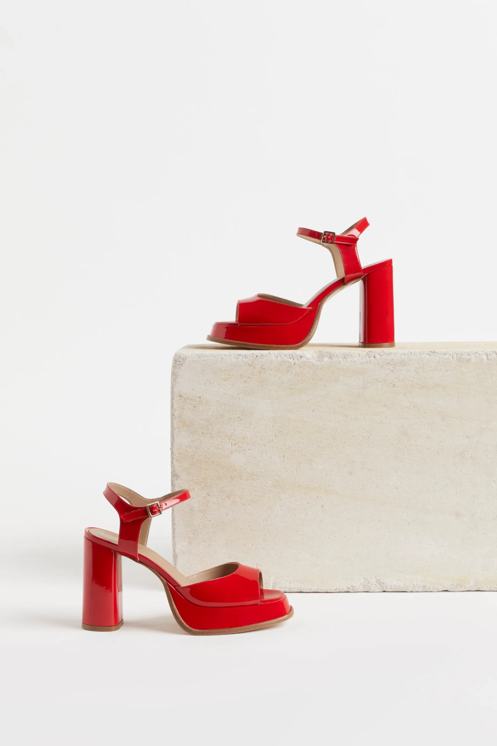 Shoes-HUSK EVA PLATFORM - Red Patent RedPatent
