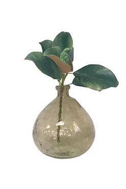 Vases & Planters-HUSK Glass Vase - Brown Tortoise BrownTortoise