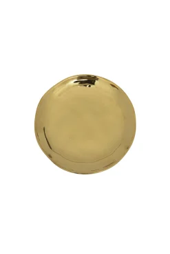 Tableware & Trays-HUSK SAUCER - Gold