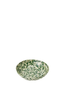 Tableware & Trays-HUSK Green Splatter Bowl HuskGreenSplatterBowl