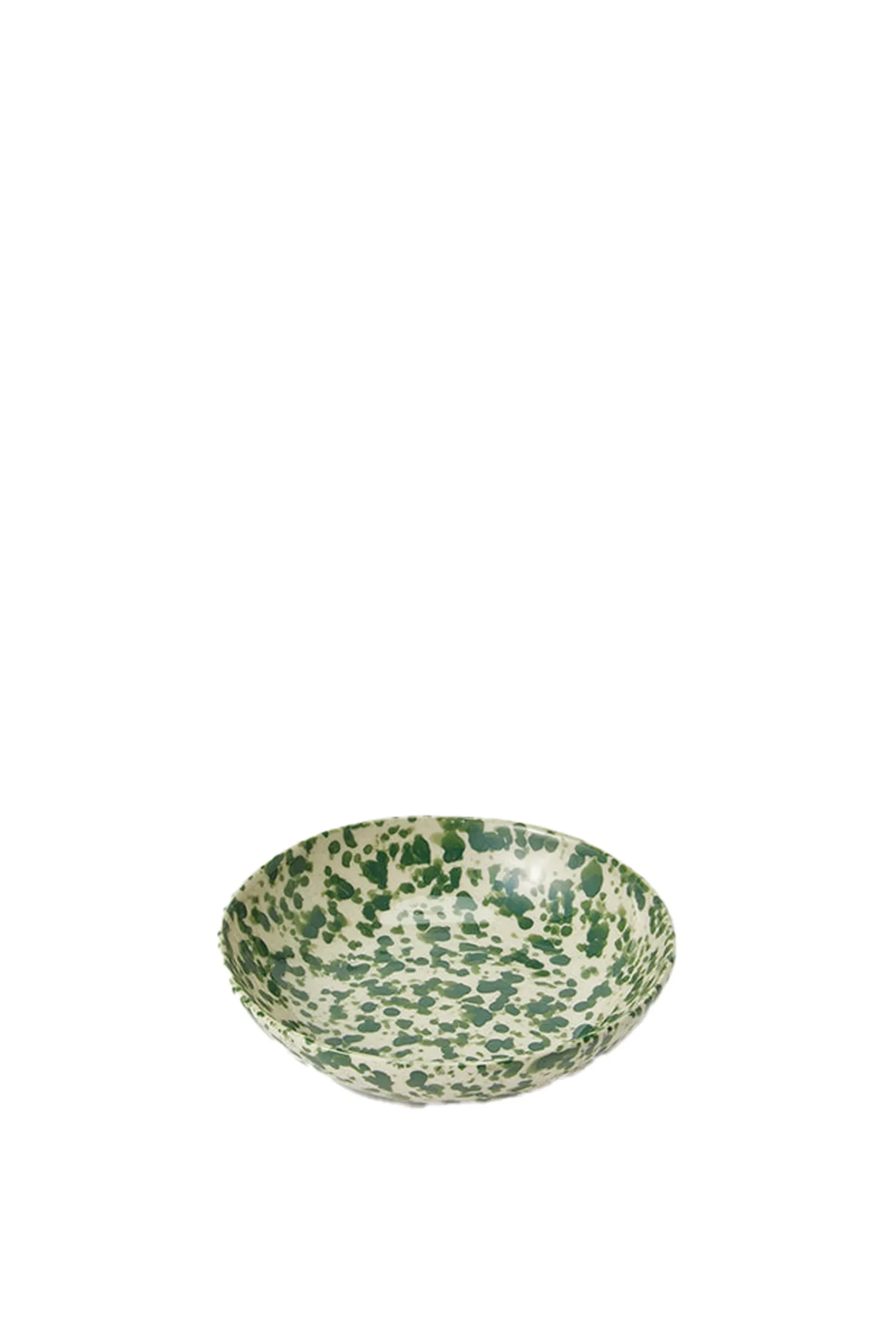 Tableware & Trays-HUSK Green Splatter Bowl HuskGreenSplatterBowl