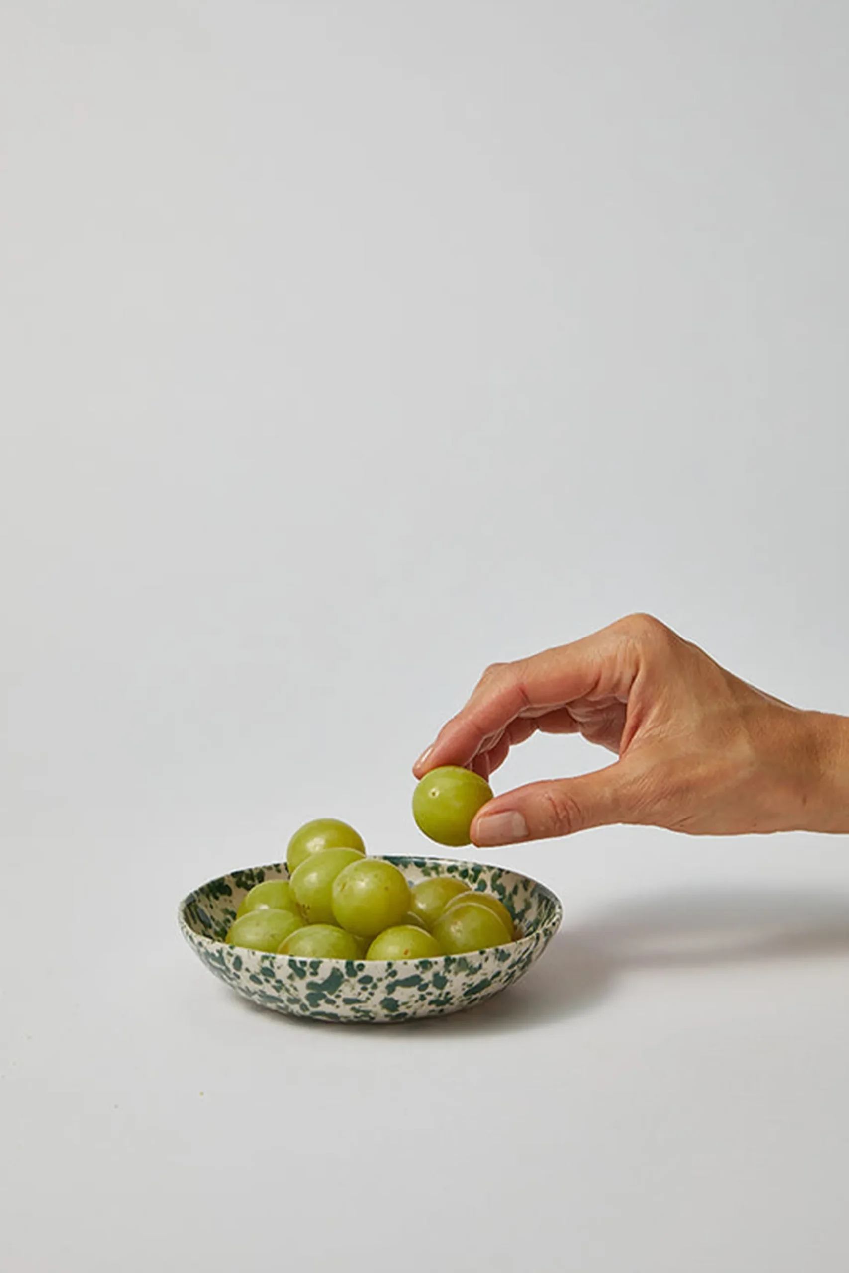 Tableware & Trays-HUSK Green Splatter Bowl HuskGreenSplatterBowl