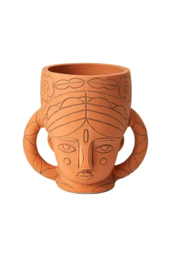Vases & Planters-HUSK Handle Vase HuskHandleVase