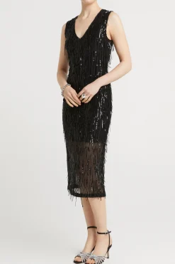 Dresses-HUSK Helena dress - Black