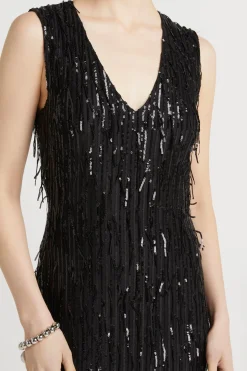 Dresses-HUSK Helena dress - Black