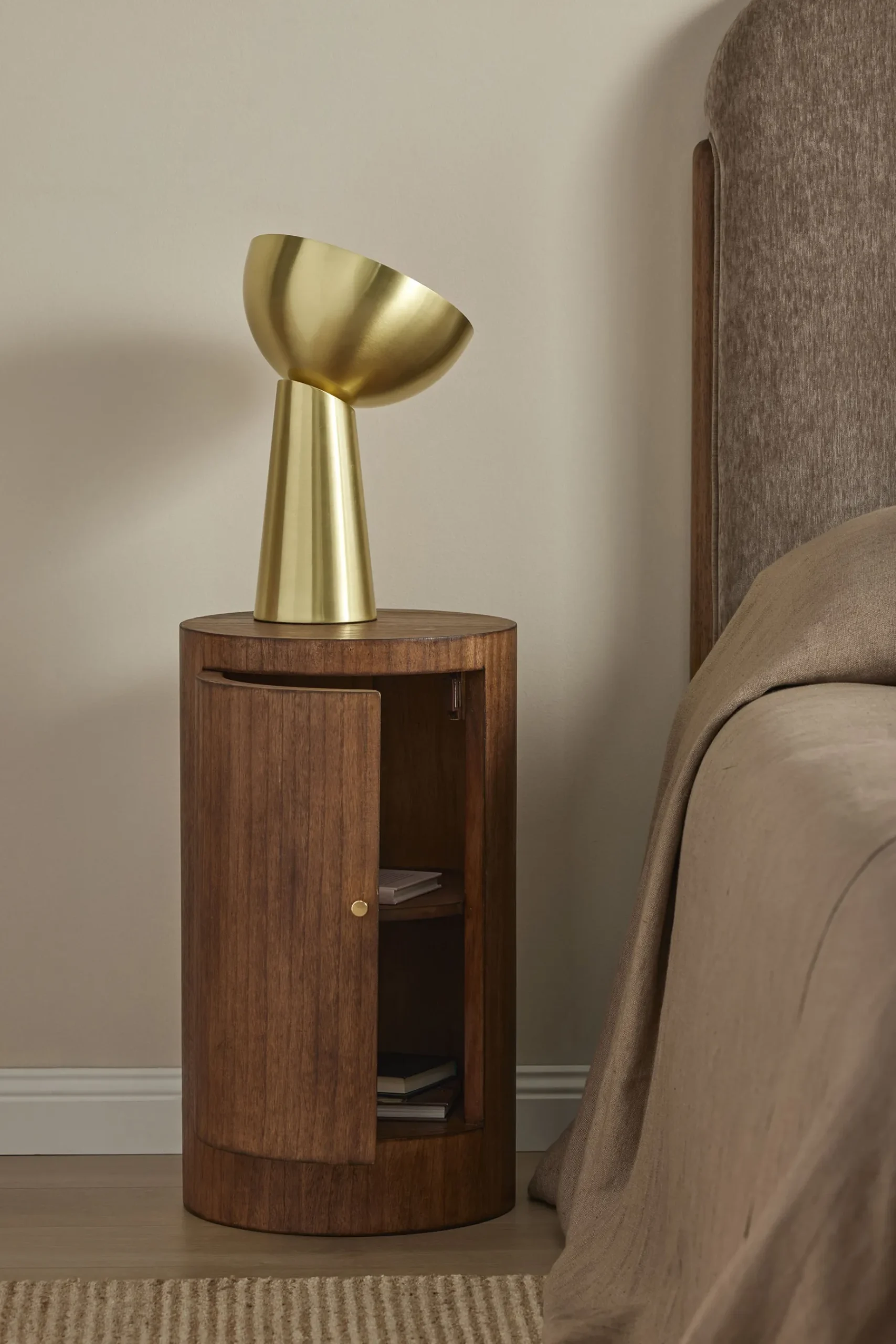 Furniture, Lighting & Mirrors-HUSK Hugh Lamp - Gold