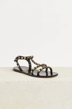Shoes-HUSK INGRID FLAT - Black