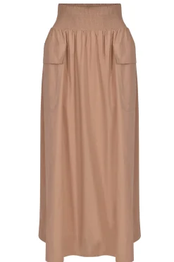 Skirts-HUSK Ingrid skirt - Camel