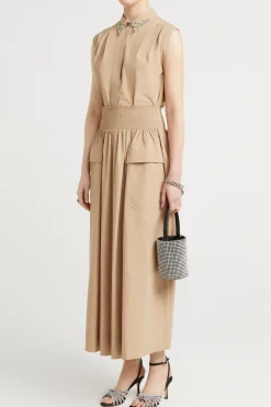 Skirts-HUSK Ingrid skirt - Camel