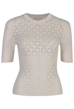 Knitwear-HUSK Juliette knit - Oyster