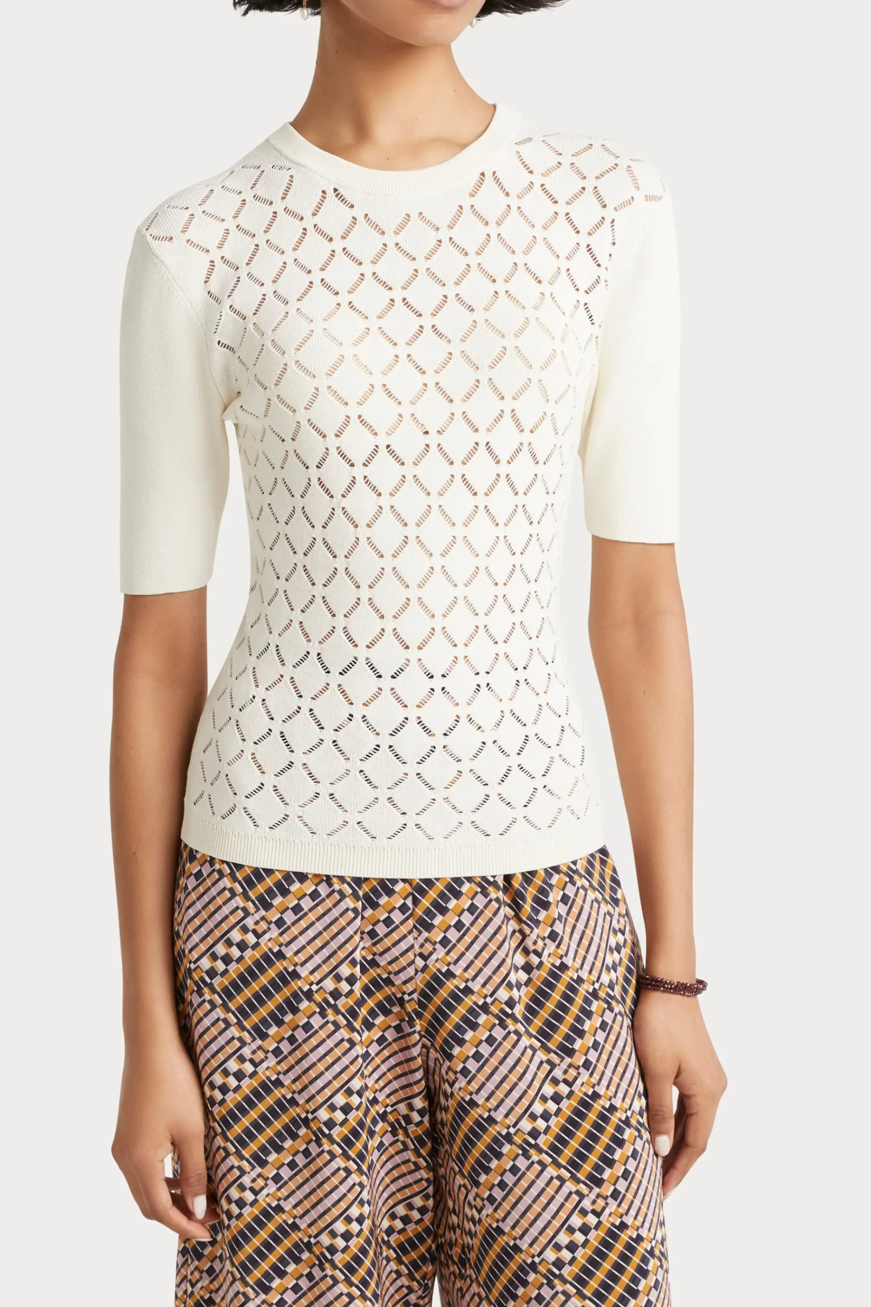 Knitwear-HUSK Juliette knit - Oyster