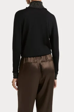 Knitwear-HUSK LACE KNIT - Black