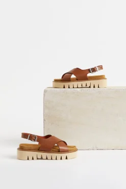 Shoes-HUSK LARA FLAT - Tan