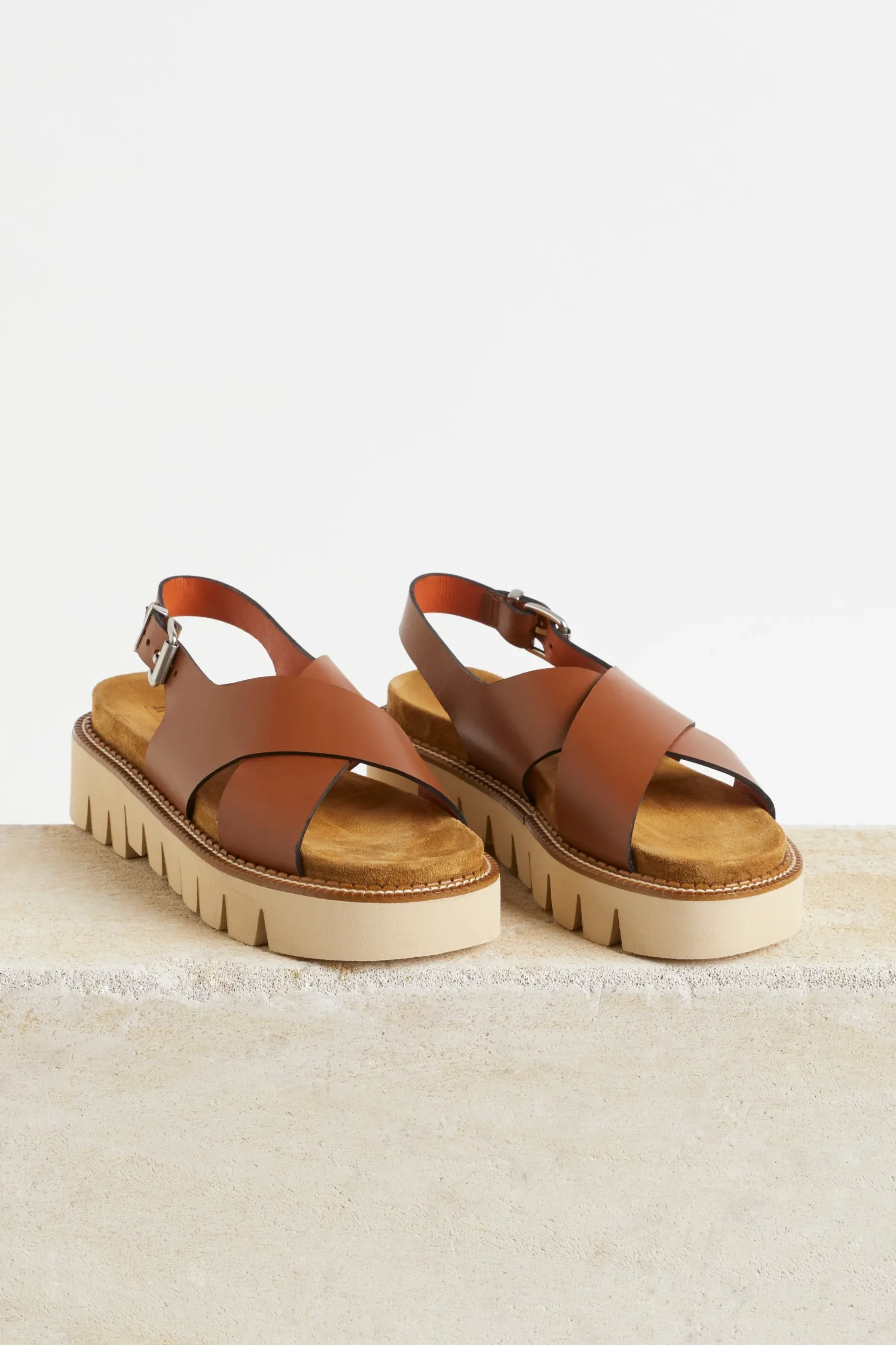 Shoes-HUSK LARA FLAT - Tan