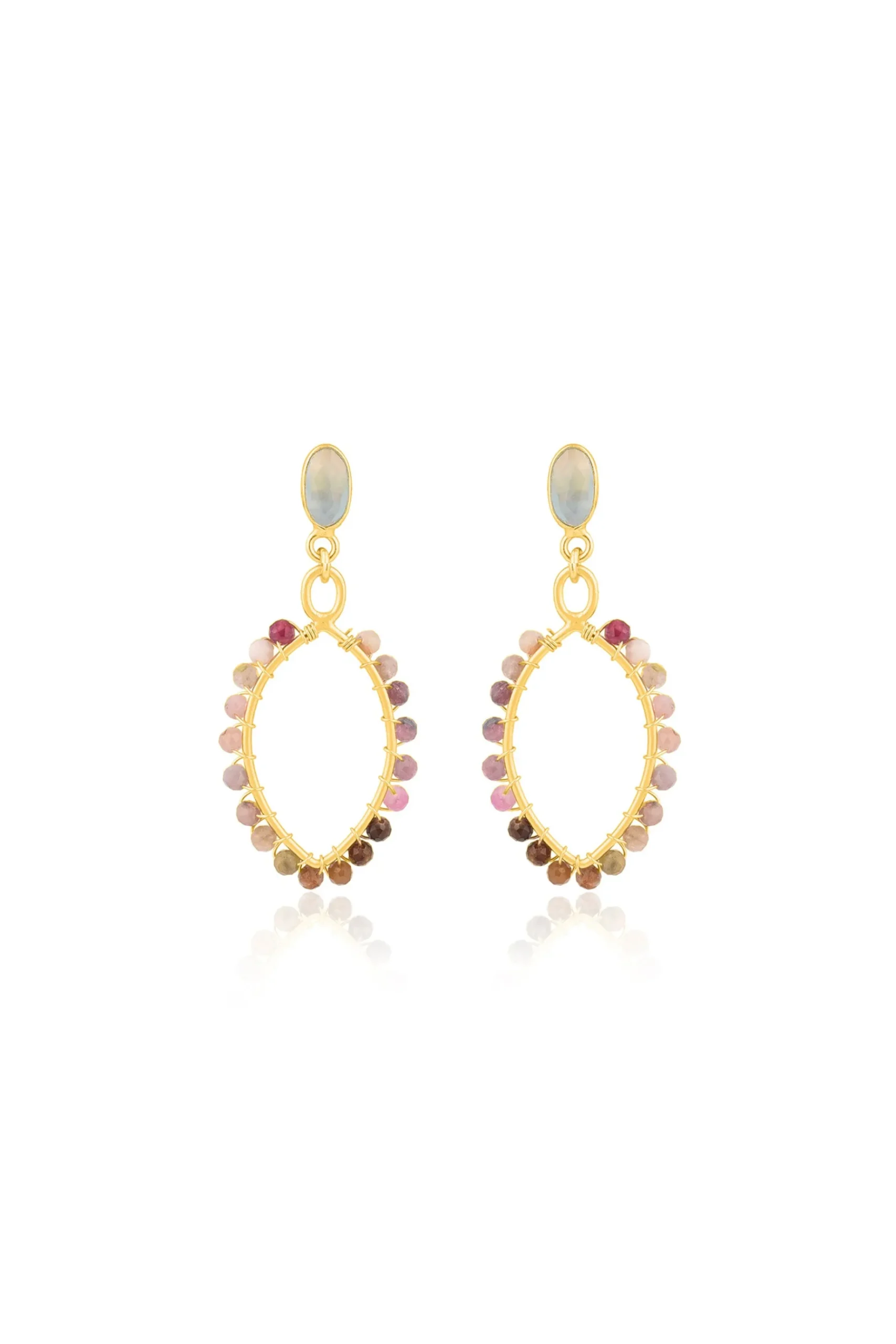 Earrings-HUSK Lea Earring - Multi Coloured MultiColoured