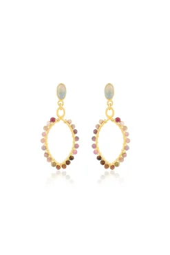Earrings-HUSK Lea Earring - Multi Coloured MultiColoured