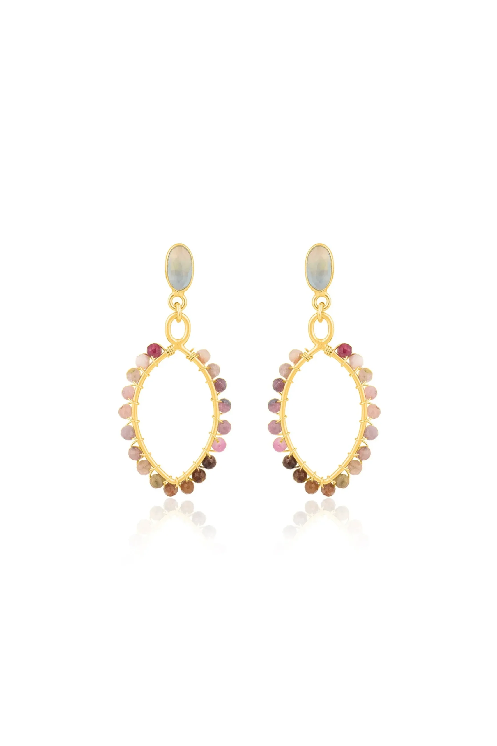 Earrings-HUSK Lea Earring - Multi Coloured MultiColoured