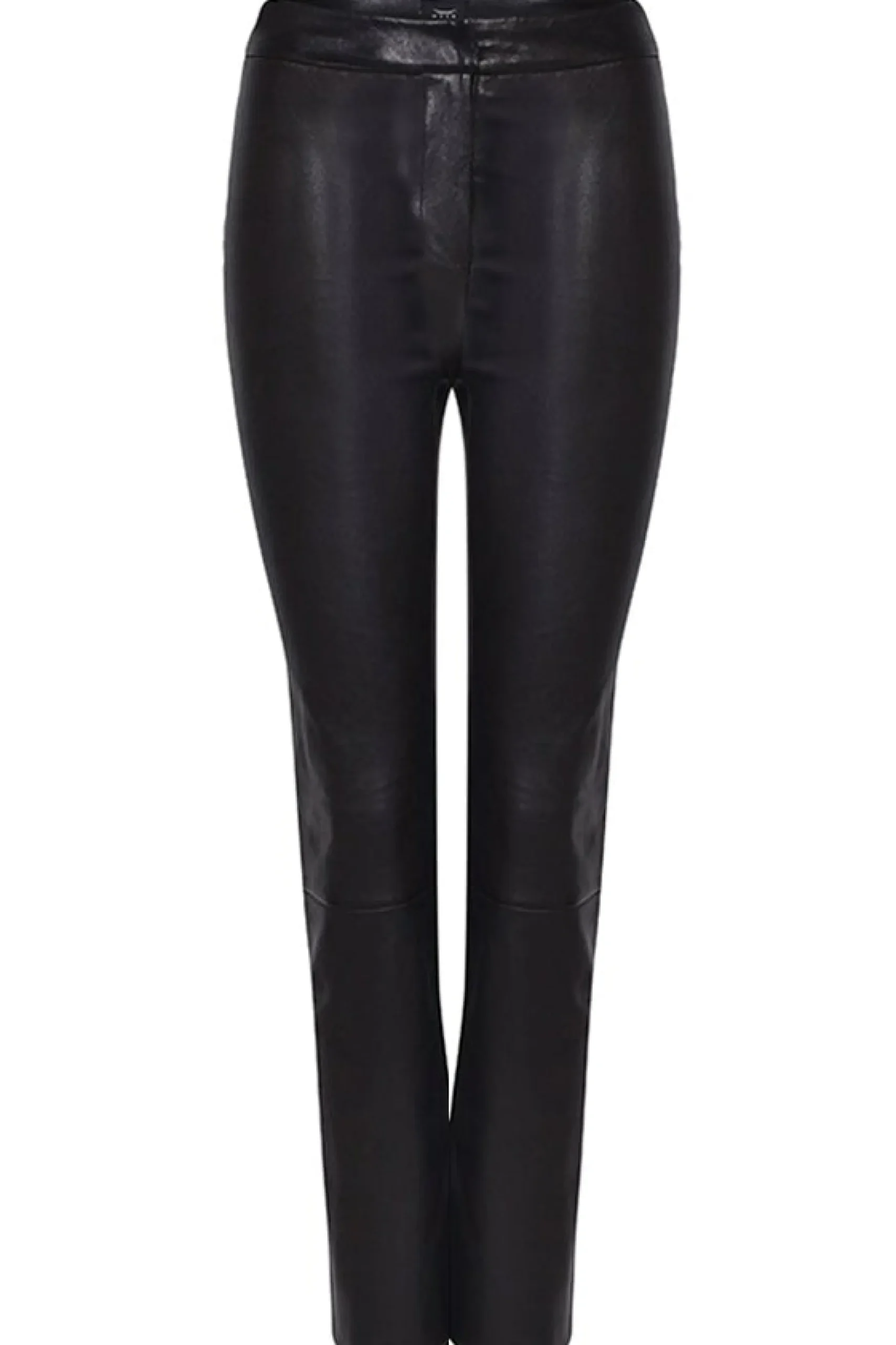 Pants-HUSK Leather Pant - Black