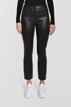 Pants-HUSK Leather Pant - Black
