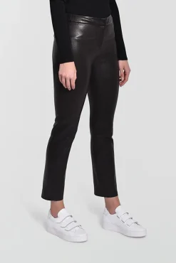 Pants-HUSK Leather Pant - Black