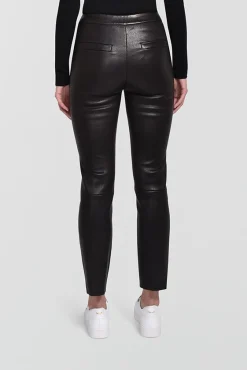 Pants-HUSK Leather Pant - Black