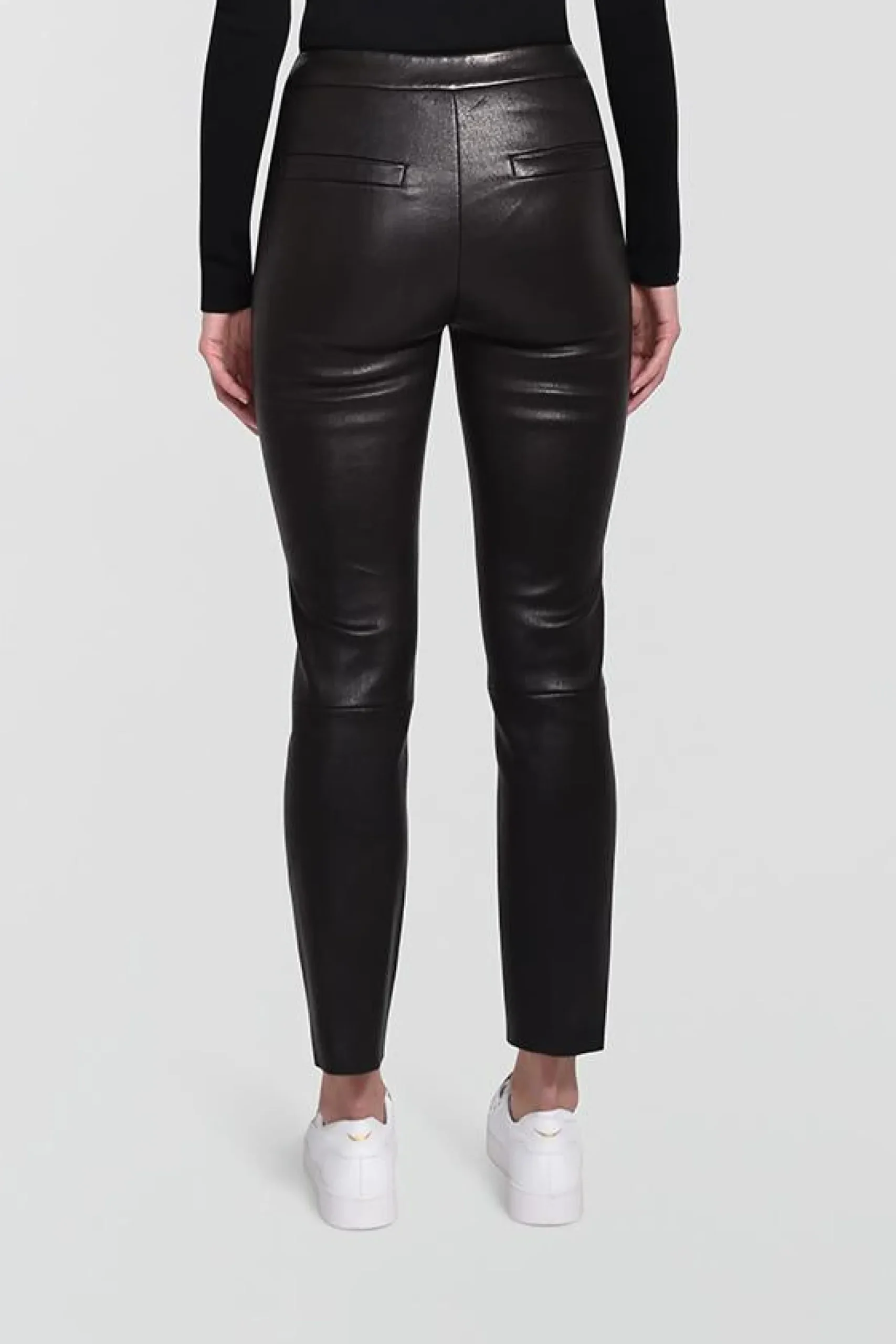Pants-HUSK Leather Pant - Black