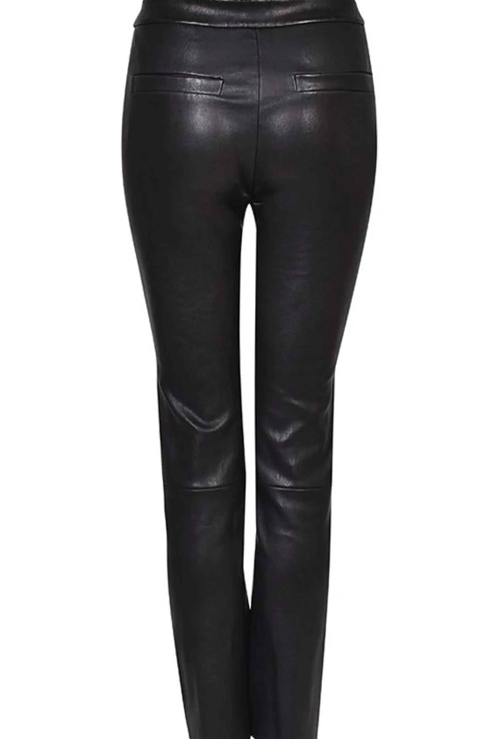 Pants-HUSK Leather Pant - Black