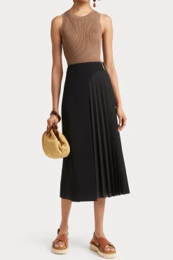 Skirts-HUSK Lolla skirt - Black